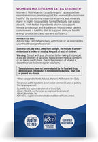Nordic Naturals Women’s Multivitamin Extra Strength - Skin, Hair, Energy, & Bone Support - Immunity Supplement - 20 Essential Nutrients - 60 Tablets - 30 Servings