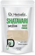 Dr. HERBALIST Shatavari Powder, Asparagus racemosus, 7.1 Oz (200G), Ayurvedic Herb for Vata & Pitta, Balanced Female Health Support, Vitality, Non-GMO, Vegan, Resealable Bag
