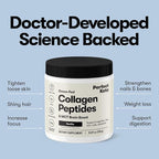 Perfect Keto Collagen Peptides Protein Powder with MCT Oil, Hydrolyzed Collagen, Type I & III Supplement, Gluten Free Grass Fed, Low Carb, Keto Coffee Creamer, Collagen for Women & Men, Cinnamon Toast