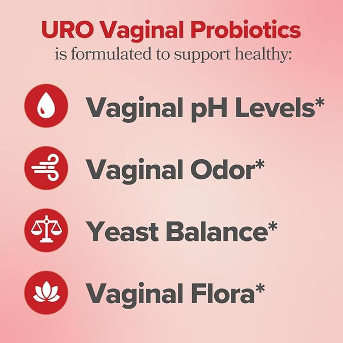 O Positiv URO Vaginal Probiotics for Women pH Balance with Prebiotics & Lactobacillus Probiotic Blend - Vaginal Health Supplement - Promote Healthy Vaginal Odor & Vaginal Flora, 60 Count (Pack of 3)
