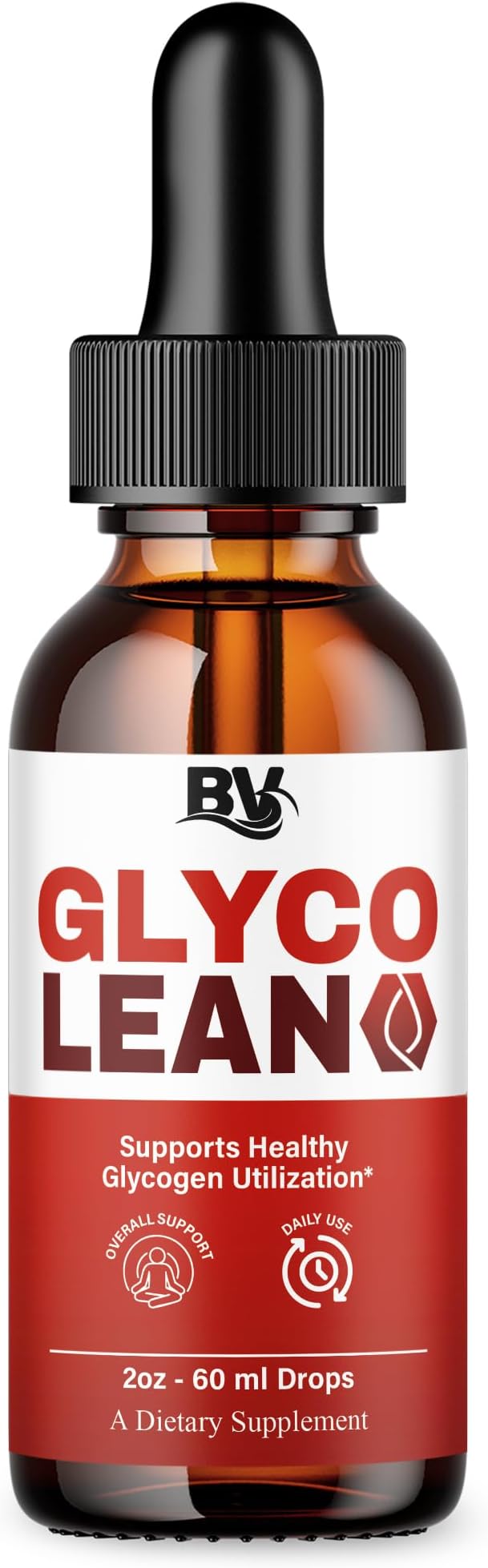 BLUE VIBE Glyco Lean Drops, Glyco Lean Liquid Drop Supplement Maximum Strength Overall Health & Wellness Support, GlycoLean Daily Health Support Liquid Formula Supplement (1 Pack - 2oz / 60ml)