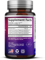 Resveratrol Blend 1800mg per Serving Supplement - Extra Strength Antioxidant Complex for Healthy Aging & Immune Support, Heart Health & Energy Support, Bioavailable Trans-Resveratrol - 120 Capsules