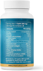 Hyaluronic Acid Ultra, 850mg, 30 Caplets, Premium Joint and Skin Supplement