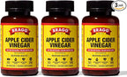 Bragg Organic Apple Cider Vinegar Capsules with Vitamin D and Zinc - (3 Pack) 90 Count - Supports Immune System