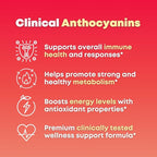 Morosil Clinically Tested C3G Supplement - Metabolism, Antioxidant, Wellness Support for Men & Women - 400mg Moro Red Orange Extract - 60 Veggie Capsules - Non-GMO, Gluten-Free, Vegan-Friendly