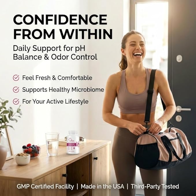 Vaginal Probiotic for Women – 7 Billion CFU Lactobacillus Blend + Prebiotic Inulin, Cranberry & Pineapple – Vaginal pH & Microbiome Support – Daily Women’s Probiotics – 30 Veg Capsules