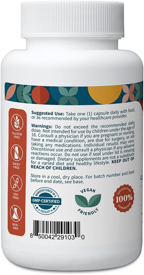 Pattern Wellness CoQ10 – 200mg Ubiquinone with BioPerine® Black Pepper Extract – Cellular Energy & Vitality Support – Non-GMO – 30 Vegan Capsules*