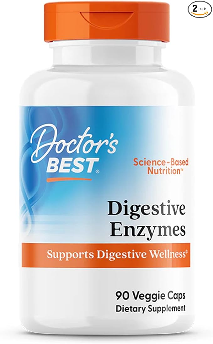 Doctor's BEST, (2 Pack Digestive Enzymes, 90 Veggie Caps