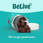 BeLive Biotin Gummies - Skin, Nails & Hair Vitamins with A, C, D, E, B12, Zinc, Folate & Inositol, Biotin Supplement for Anti-Aging, Energy & Collagen Boost, Multivitamin Gummies - Strawberry | 3-Pack