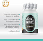 Hyaluronic Acid Supplement– Advanced Joint Support with Hydrolyzed Collagen, Turmeric, Glucosamine, MSM, Vitamin C – 30 Capsules