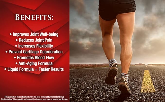 Tropical Oasis–Premium Liquid Glucosamine Chondroitin & MSM- Liquid Joint Support Formula 1500mg Glucosamine, 800mg Chondroitin, & 500mg MSM - 16 Fl Oz