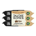 DUDE Wipes Morning Grind Flushable Wipes - Coffee Scented Extra-Large Adult Wet Wipes - 3 Pack (144 Count) - Infused with Coffee Oil, Vitamin E, and Aloe - Septic and Sewer Safe