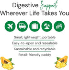Country Life Chewable Papaya Digestive Enzyme – 8 Pack | Pineapple Papaya Flavor | On-the-Go Digestive Support with Papain, Protease & Amylase | Certified Vegan, Gluten-Free, Non-GMO, Kosher
