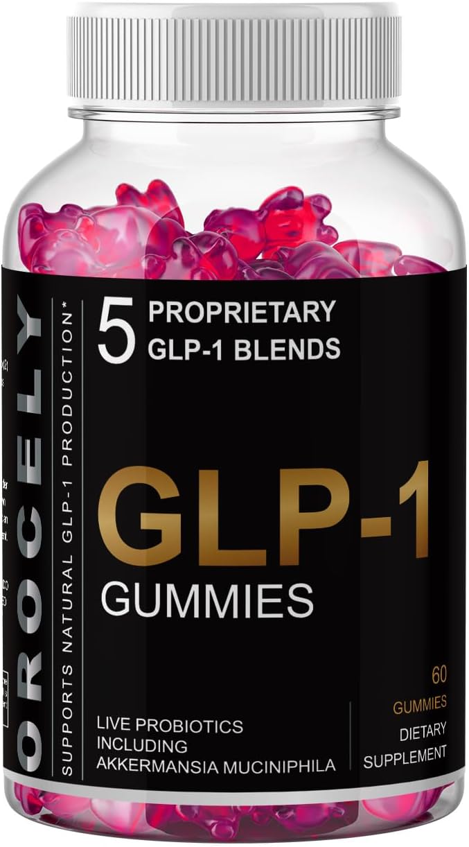 GLP-1 Supplement Gummies for Women, 17-in-1 GLP Activate Gummies with Akkermansia Probiotic, Berberine, Sugar-Free, 60 Count