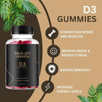 Black Girl Vitamins Look Good Feel Good Bundle – Hair Skin & Nails, Vitamin D3 2000IU & Once a Day Multivitamin - Women's Supplement Bundle – Energy, Immunity & Beauty Support