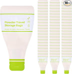 Disposable Protein Powder Travel Container Bags – 60Pcs Leakproof Single-Use Travel Powder Bags, Mess-Free Powder Travel Container for Gym, Workouts, Travel, On-The-Go Lifestyles