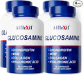 Premium Glucosamine & Chondroitin Nutritional Supplement - Healthy Joint, Bone & Knee Support - Rich in MSM & Collagen - Organic Natural Ingredients - Made in USA - 90 Capsules - 4 Pack