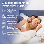 LifeSeasons Rest-ZZZ Melatonin Free - Sleep Support Supplement - Calms Nervous System - Eases Restlessness & Nerve-Related Sleeplessness - Magnesium GABA & Chamomile - 60 Capsules