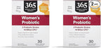 365 by Whole Foods Market, Probiotic Womens 10 Billion CFU, 30 Count (Pack of 2)