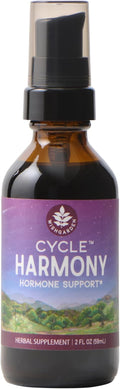 WishGarden Herbs Cycle Harmony Hormone Support - Plant-Based Herbal Supplement w/Vitex & Wild Yam Supports Normal Menstrual Cycle & Hormone-Based Issues, PMS, Irregular Cycles, Ovulation Issues, 2oz