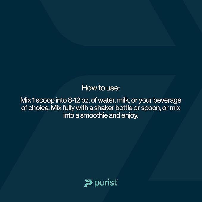 PURIST REP Whey Protein Powder, Premium Vanilla Grassfed Isolate,Workout Recovery, Keto Friendly, Clean Nutrition Meal Replacement, Promotes Lean Muscle, Sugar and Gluten-Free Women Men, 2 Lb