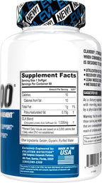 Evlution Conjugated Linoleic Acid CLA Supplement Nutrition Lean Muscle Mass Builder & Fat Burner for Men and Women - Stimulant-Free Safflower Based CLA 1000mg Blend Per Serving (90 Servings)