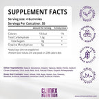 Creatine Monohydrate Gummies - Vegan, Sugar-Free, Gluten-Free - Boosts Muscle Recovery, Strength & Lean Muscle Growth - Brain Health Support - For Men & Women - Blueberry Flavor - 120 gummies