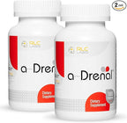 RLC Labs a-Drenal, 240 Capsules - Herbal, Cortisol Supplement with Ashwagandha, Ginger & Rhodiola to Support Balance, Mood, Energy & Vitality - Adrenal Support Formula for Adult (2 Month Supply)