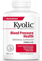 Kyolic Aged Garlic Extract Formula 109, Blood Pressure Health*, 240 Capsules