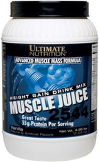 Ultimate Nutrition Muscle Juice, Weight Gain Drink Mix - Mass Gainer Workout Powder for Men & Women - Supplement for Lean Muscle Growth & Immune Support with 55g Protein - Vanilla, 4.96lb