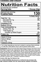 REDCON1 MRE LITE Whole Food Protein Powder, Cookies & Cream - Lactose Free Meal Replacement with Animal Protein Blends - Easy to Digest Formula - Only 3g Carb per Serving (30 Servings)