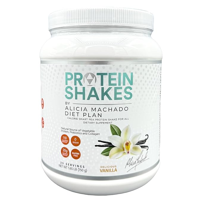 Vanilla Meal Replacement Shake 25 Servings, 20g Protein, Vegan, Dairy-Free, Complete Nutrition, Supports Weight Management & Lean Muscle