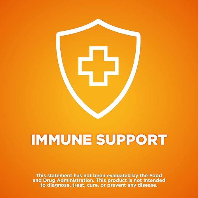 Amazon Basic Care Immune Support Citrus Chewable Tablets with Antioxidants, Vitamin D and Immune System Support, 32 Count