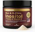 Inositol Powder - Myo & D-Chiro Inositol + Folate and Vitamin D - 40:1 Ratio - 45 Day Supply - Regular Menstrual and Fertility Support | Great Alternative to Capsules