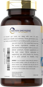 Carlyle Calcium 1200mg with Vitamin D3 | 300 Caplets | Non-GMO, Gluten Free, and Vegetarian Supplement