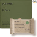 ProMix Protein Puff Bars, 12-Pack - Mint Chocolate- Marshmallow Crispy Treat - Great Tasting & Healthy On The Go Snack - High Protein & Low Calorie - Non-GMO & Free From Gluten, Soy, & Corn