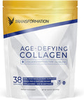 Transformation Grass-Fed Hydrolyzed Collagen Peptides Powder | Multi Types 1 & 3 | Pure Bovine | Keto Friendly | Supports Hair, Skin, Nails | 16oz Unflavored Supplement