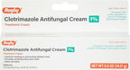 Rugby Clotrimazole Antifungal Cream 1% - Treatment Cream - Helps Provide Soothing Itchy Skin Relief - 0.5 Oz. (1 Pack)