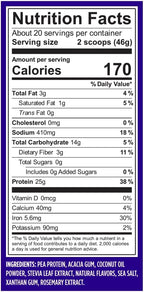 Vega Original Essential Protein - 25g Plant-Based Protein, Creamy Vanilla, 20 Servings, Vegan Non-GMO Drink Mix, Smoothie & Shake Ready, Gluten Free, Dairy Free, 32.5oz (Packaging May Vary)