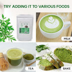 K-Herb Korean Mugwort Powder – 100% Pure Dried Mugwort from Korea, Natural Ingredient for Herbal Tea, Culinary Use, Plant-Based Powder 쑥가루 (10.6 oz (300g), Mugwort)
