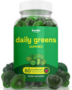 Kwala Nutrition Super Greens Gummies - with Moringa, Spirulina & Chlorella - Made in USA - 60 Gummies - 30 Day Supply