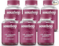 Soursop Graviola Gummies - Sugar Free Soursop Gummies with Vitamin C, Zinc - Digestive Aid, Immune Support & Antioxidants - Made from Soursop Leaves - Sour SOP Supplement for Adults - (Berry 6-Pack)
