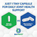 BioTrust Joint 33X Advanced 3-in-1 Joint Support Supplement - Healthy Flexibility, Mobility Relief & Comfort - Boswellia Serrata, Type II Collagen, Hyaluronic Acid - 30 Capsules