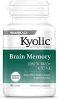 Kyolic Specialty Series Brain Memory, for Concentration & Recall*, 90 Capsules