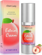 Natural Bioidentical Estriol Cream for Women Menopause Relief Silky Estrogen Cream for Vaginal Dryness 1oz 2 Month Supply