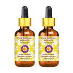 Deve Herbes Pure Madhuca Indica Oil (Madhuca Indica) with Glass Dropper Cold Pressed (Pack of Two) 100ml X 2 (6.76 oz)