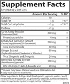 Carlson - Enhanced Mobility, Botanical Joint Support, Boswellia, Tart Cherry, Curcumin, Ginger, 30 Softgels