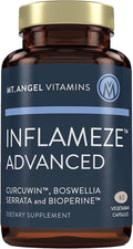 Mt. Angel Vitamins: Inflameze Advanced. Joint Health, Collagen Protection, Turmeric Supplement, 60 Capsules