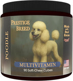 Multivitamins, Balanced Nutrition for Your Poodle, 90 Count, Made in The USA with Real Bacon