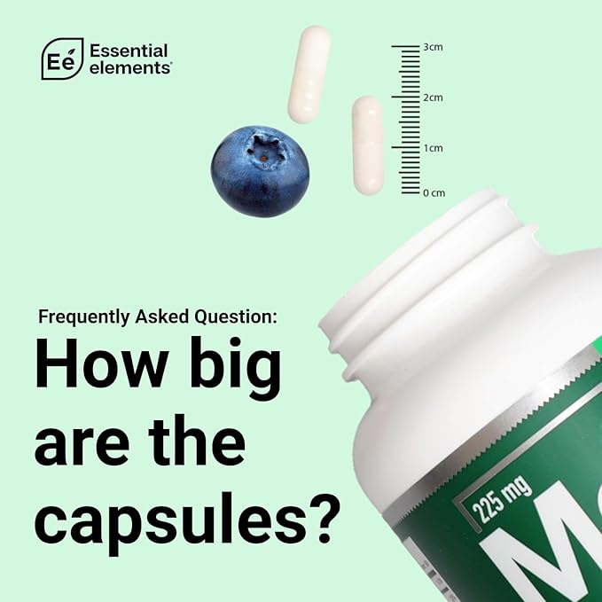Essential Elements Magnesium Plus Zinc with Vitamin D3 - Scientifically Formulated Heart, Bone, & Muscle Support - 225mg Triple-Strength Magnesium Complex with Glycinate, Malate, Citrate - 540 Count